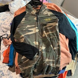 Duck Head Camouflage Hoodie with Black Accents